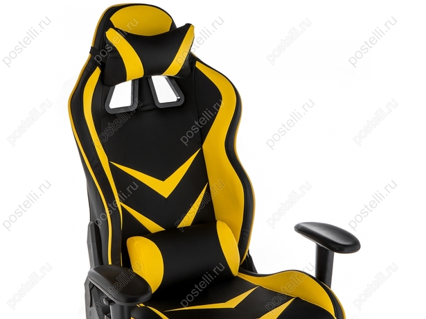 Игровое кресло Racer черное/желтое (Арт. 11379)