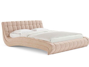 Изогнутая кровать Milano