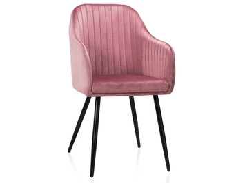 Стул на металлокаркасе Slam dark pink (Арт.11894)