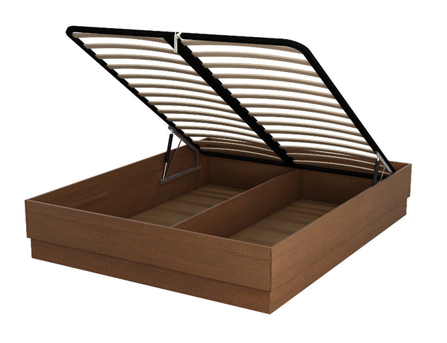 Кровать без изголовья с п/м итальянский орех