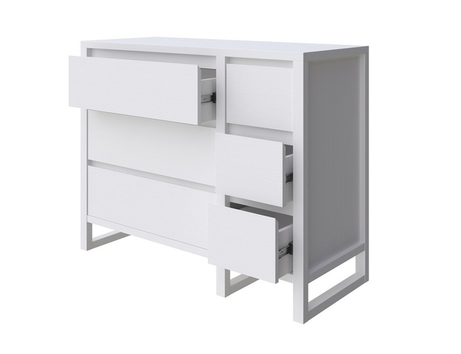 Комод Canada (6 ящиков), Белая эмаль