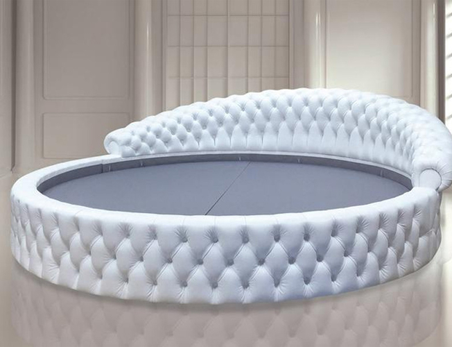 Купить круглую кровать Letti Soft Wall