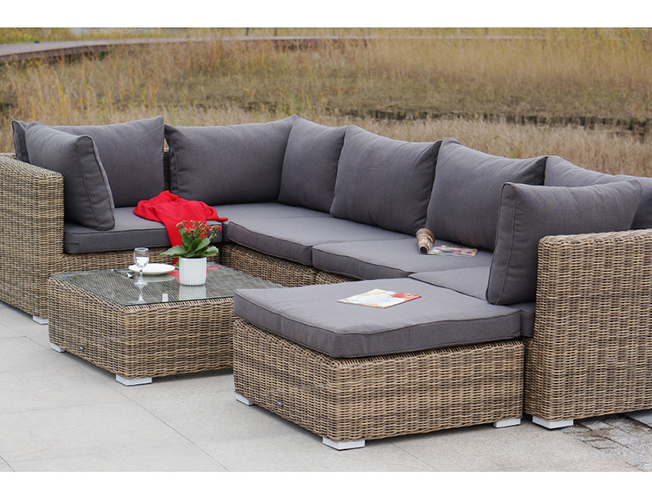 Лаунж зона 4SIS Лунго соломенный