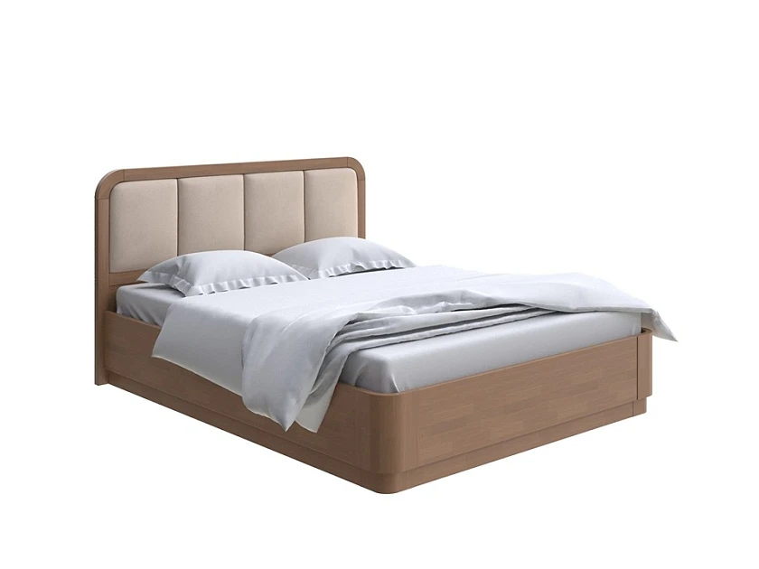 Кровать Hemwood с ПМ (Diva Латте/Антик (сосна))